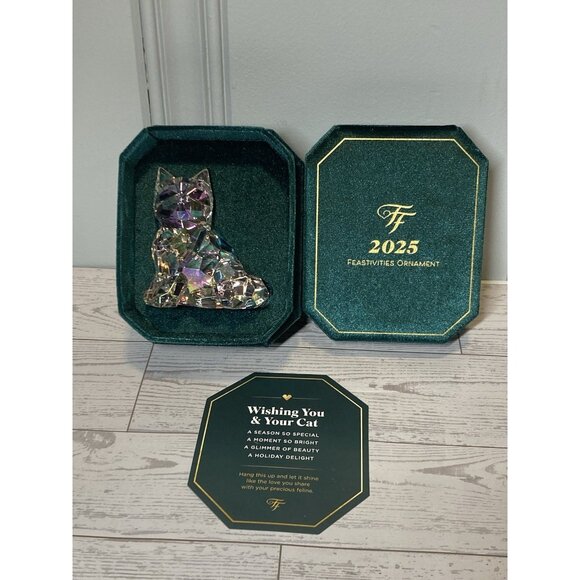 Fancy Feast 2025 Feastivities Holiday Christmas Cat Ornament Limited Edition NIB - Picture 1 of 6